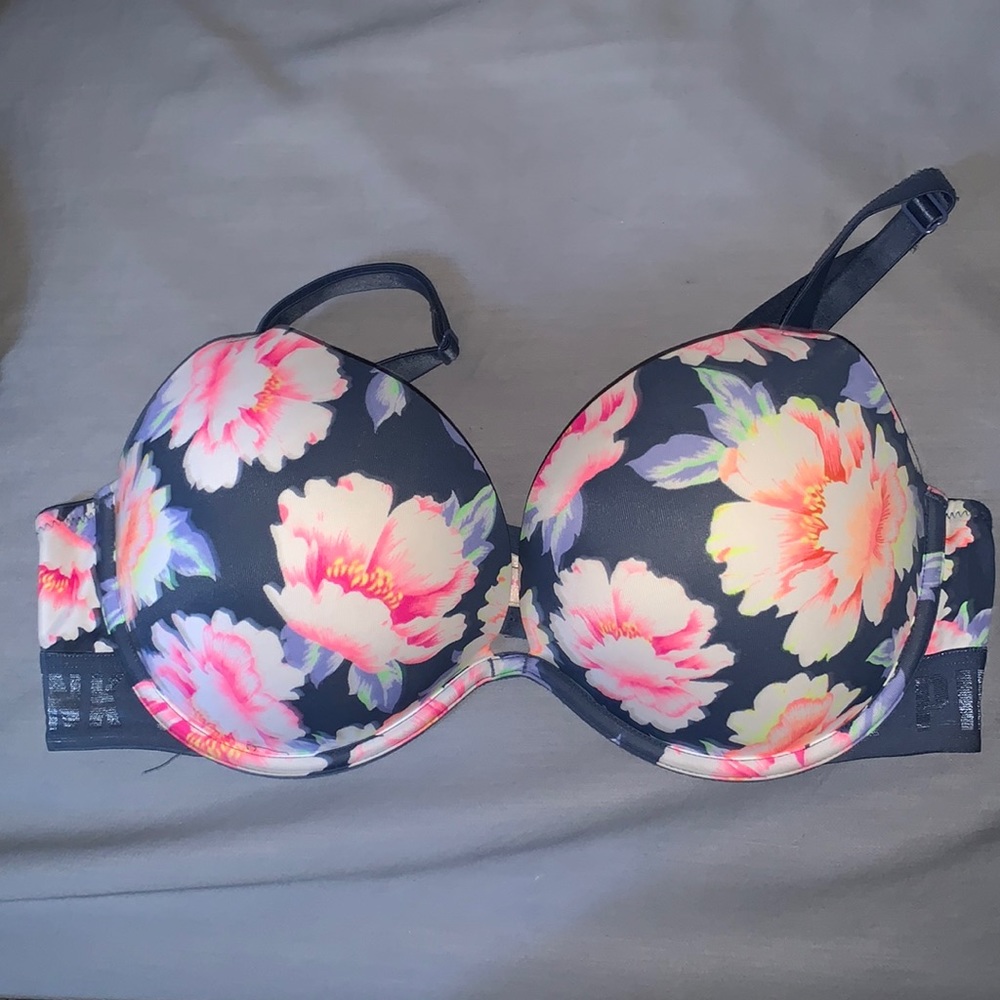 Floral PINK Bra